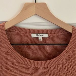 DONATING 10/1 Make An Offer Madewell Knit Sweater Coral/Peach